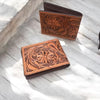 All Tooled Leather Mens Wallet