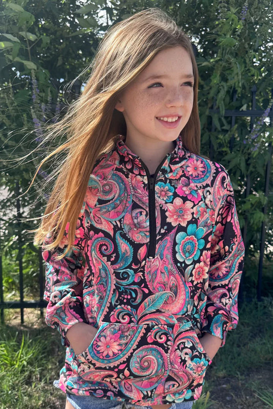 Cowpokes Midnight Bloom Pullover