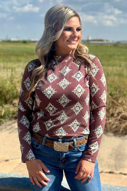 High Plains Aztec Top